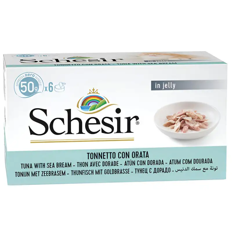 Schesir Latas Atún con Dorada (Multipack) para gatos