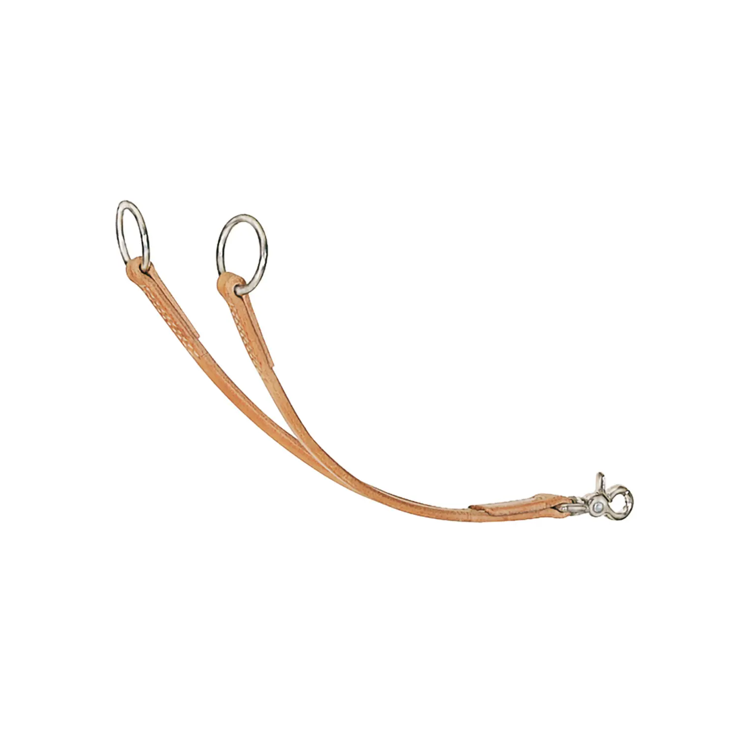 Horquilla de martingale en cuero graso