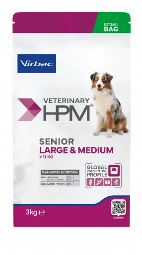 HPM Pienso Virbac Veterinary Senior Large & Medium para Perros Mayores Medianos y Grandes