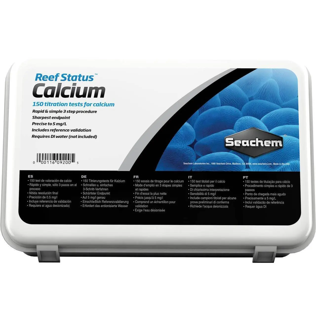 Prueba del agua Reef Status Calcium