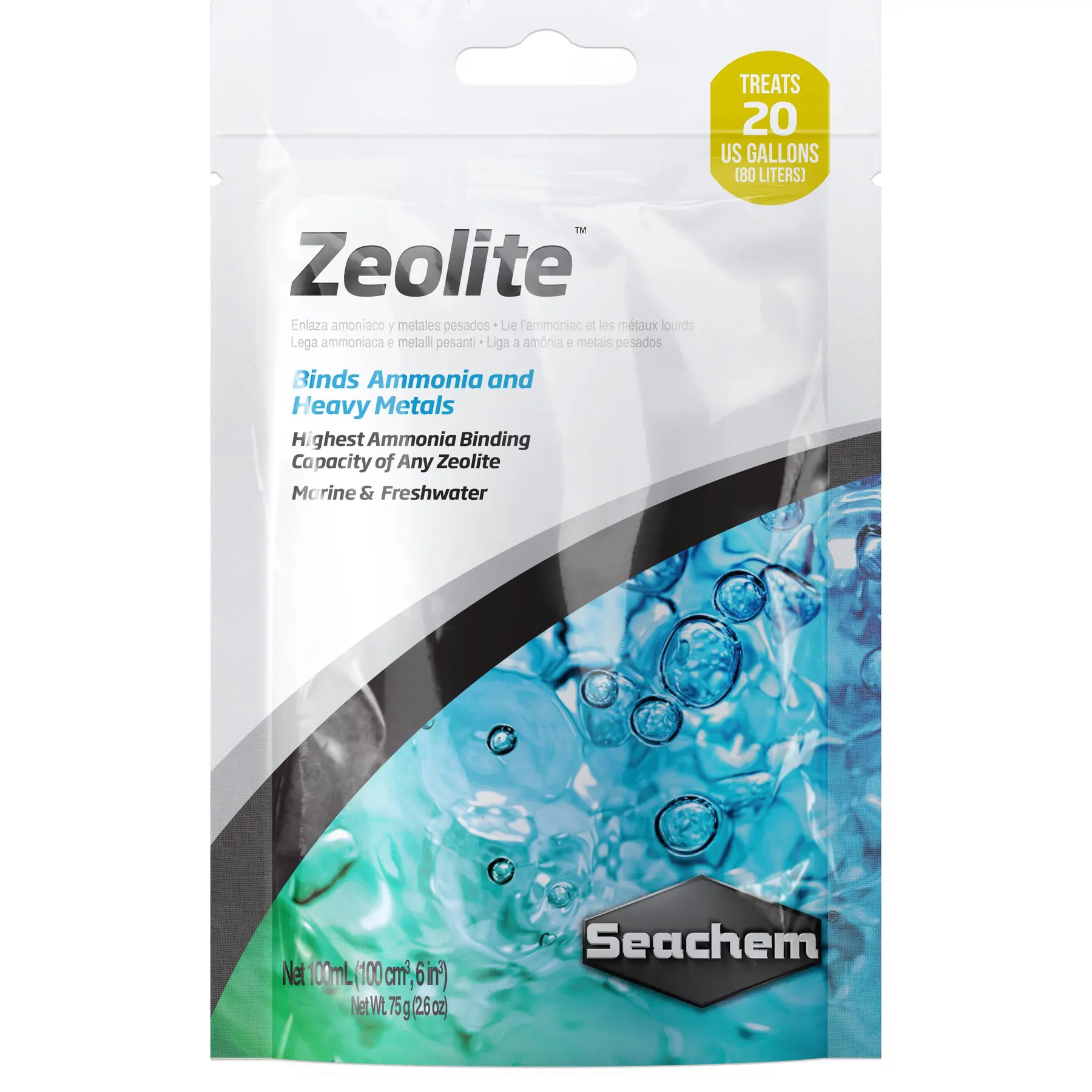 Limpiador de agua para acuarios Zeolite
