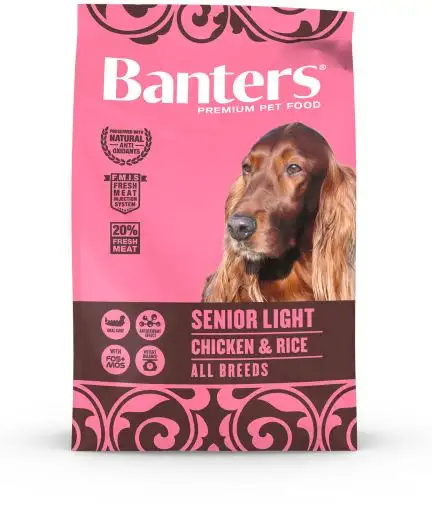 Banters Pienso para Perros Senior & Light de Pollo