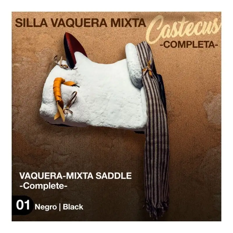 Silla vaquera mixta COMPLETA de CASTECUS