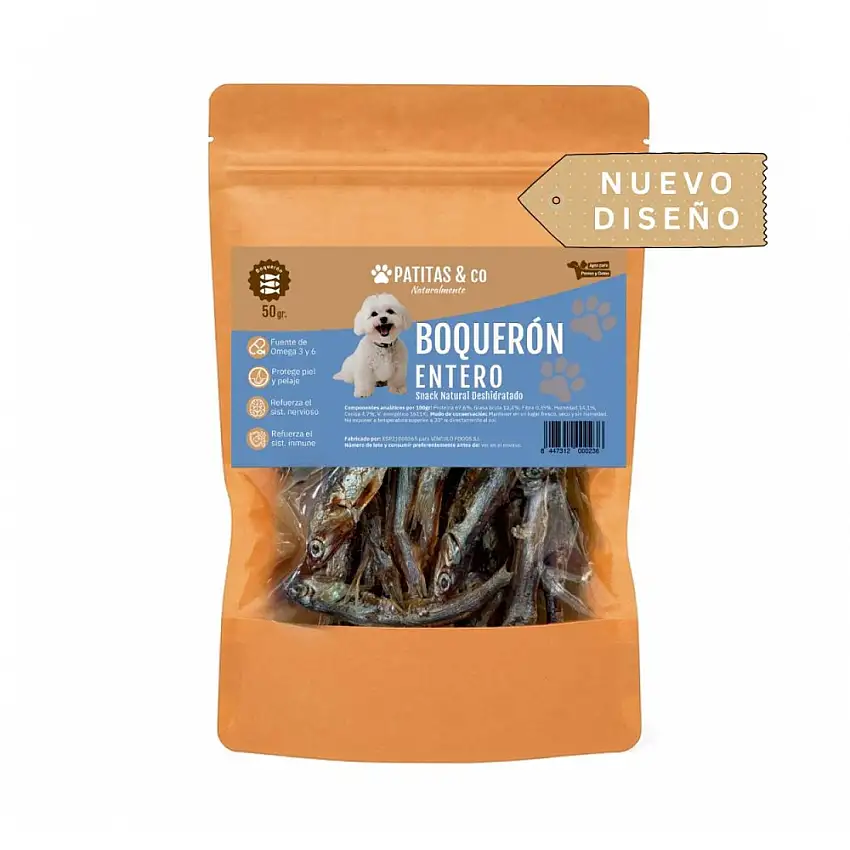 Snack Natural Boquerones Enteros Patitas