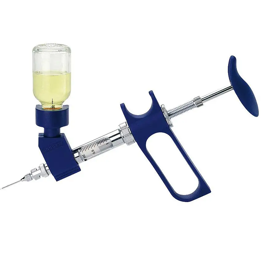 Jeringa con soporte para vial 10 ml