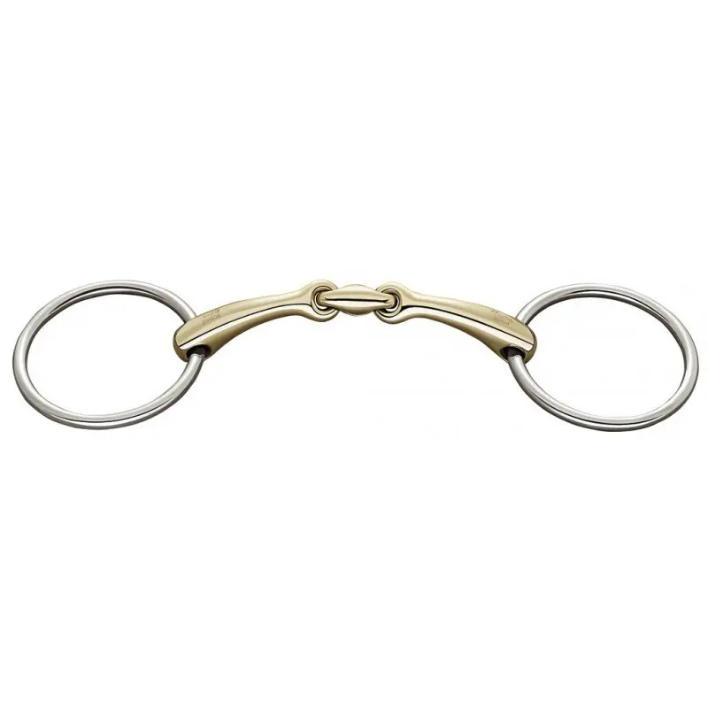 Bocado de doble anilla para caballos Dynamic rs