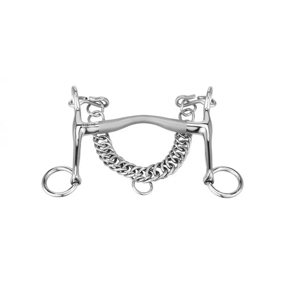 Bocado corto para caballos Satinox 5 cm