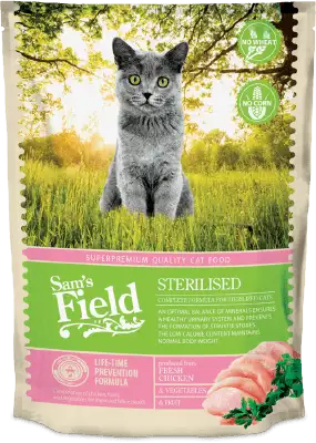 Sam's Field Pienso Sterilized de Pollo para Gatos Esterilizados