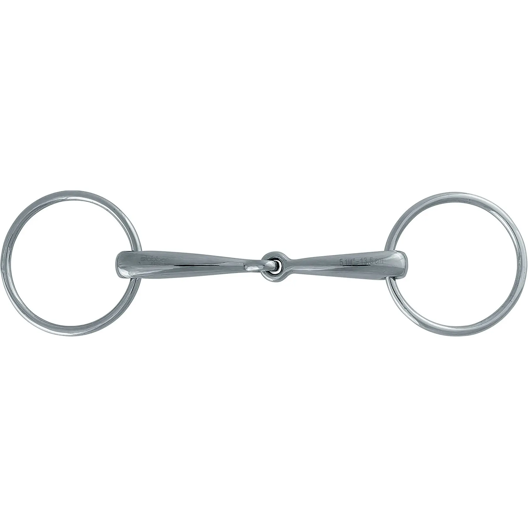 Mordaza de 2 anillos para caballo de acero inoxidable 2226