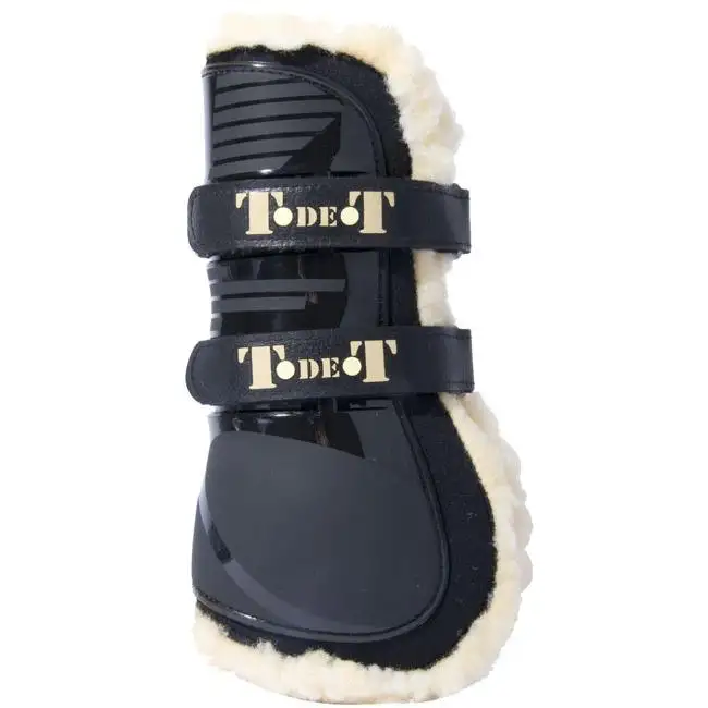 Protectores de piel de oveja para caballo