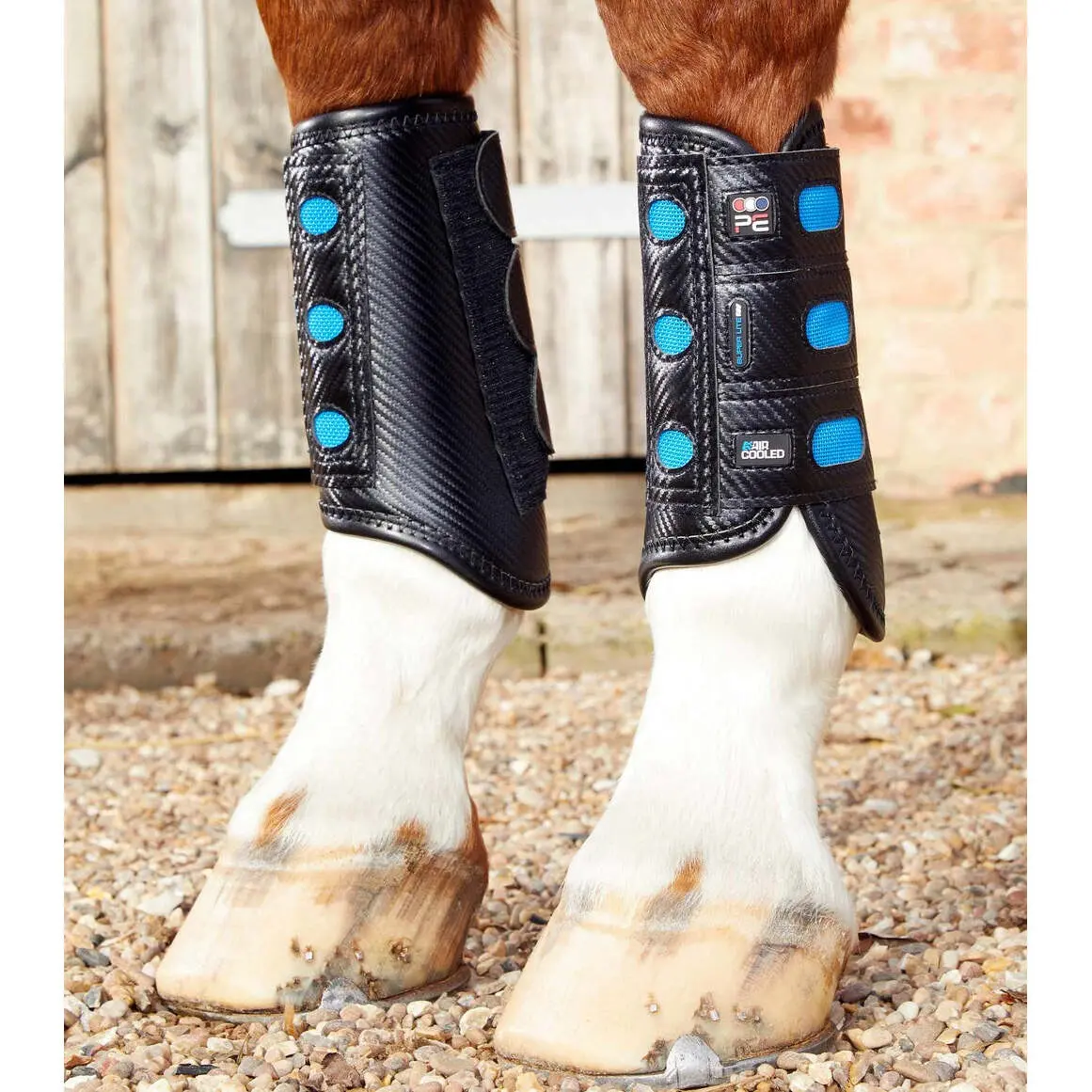 Botas traseras para caballos Equine Super Lite Carbon Tech