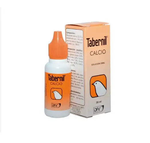 Tabernil calcio 20mls. Aves. Suplemento mineral liquido