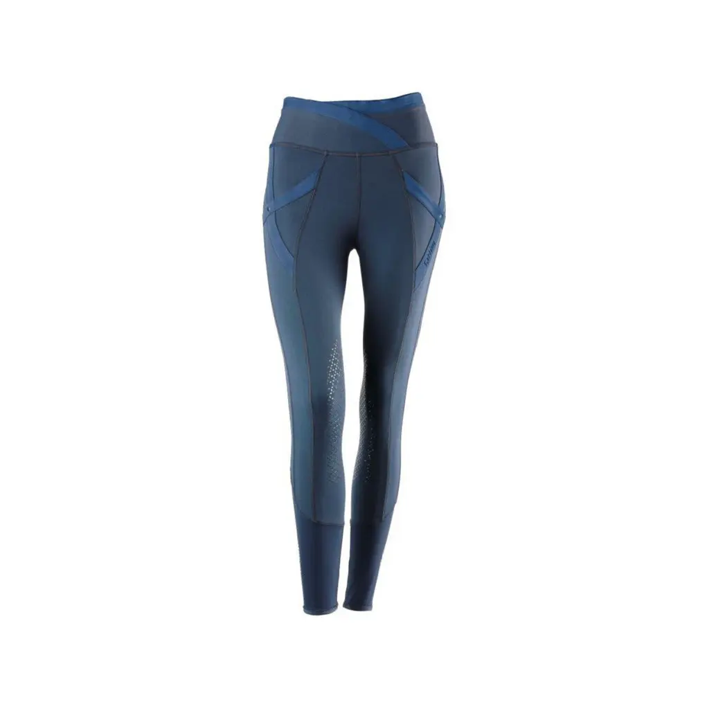 Leggings equitación de Mid Grip mujer Aloe