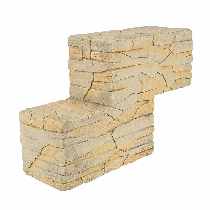 Abrigo para reptiles bloque de construcción rocoso Combo 3