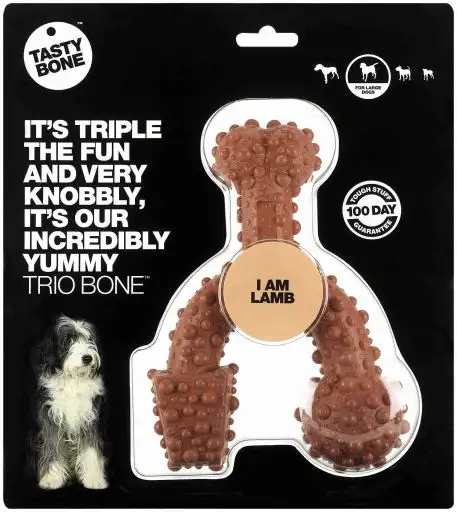 Tastybone Hueso Trio Bone de Nylon Sabor Cordero