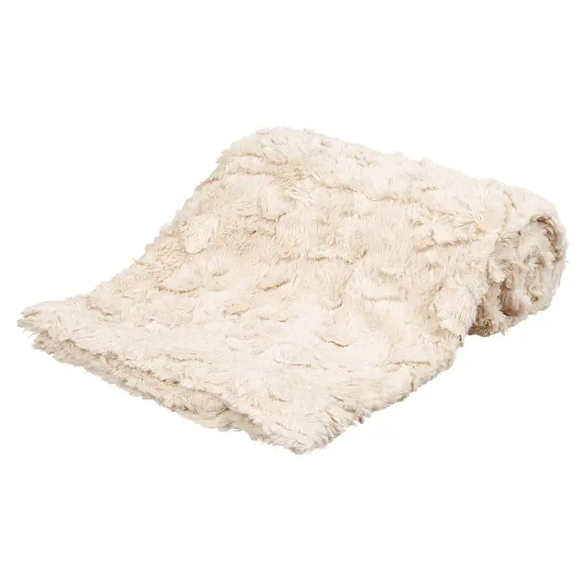 Manta estructurada de felpa suave para perros Cosy