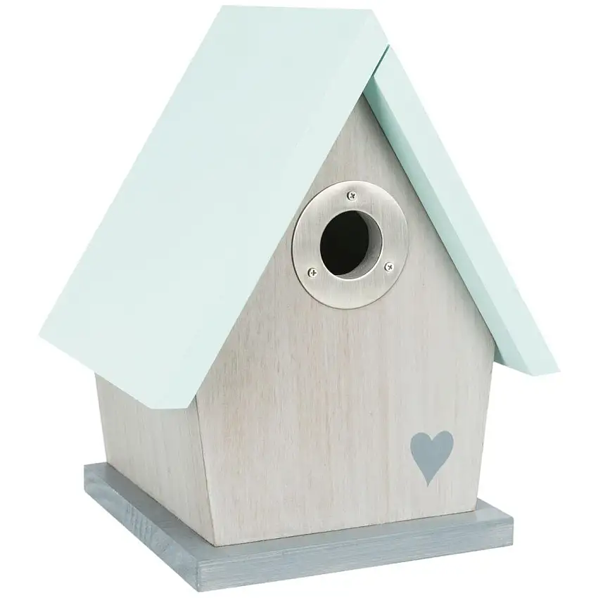 Caja nido para aves que anidan en cavidades de pinos