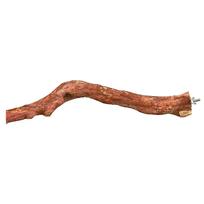 Perchas para pájaros con tornillos de madera