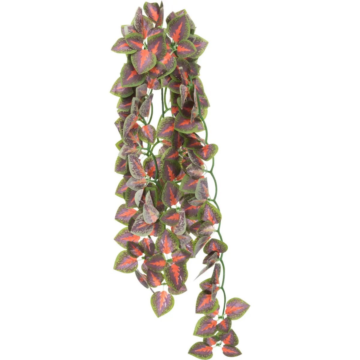 Pack de 4 decoraciones para terrarios - folium perillae planta colgante de seda para terrarios