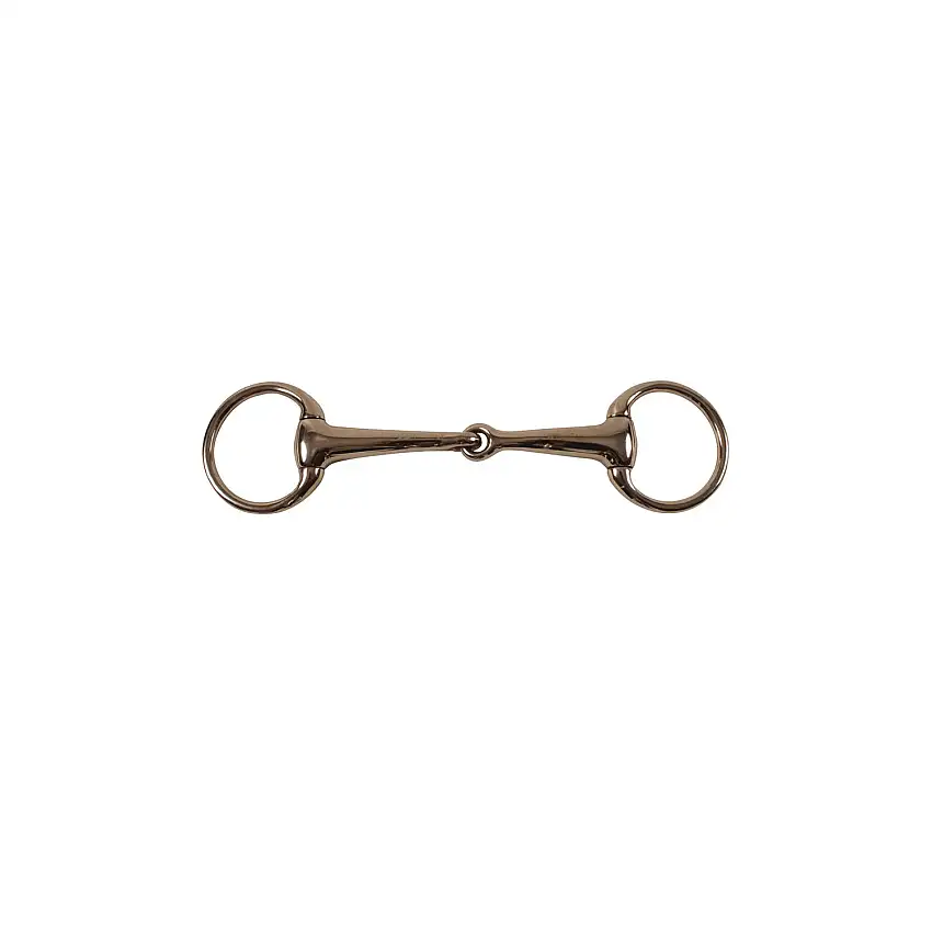 Mordaza de oliva para caballo con anillos pequeños