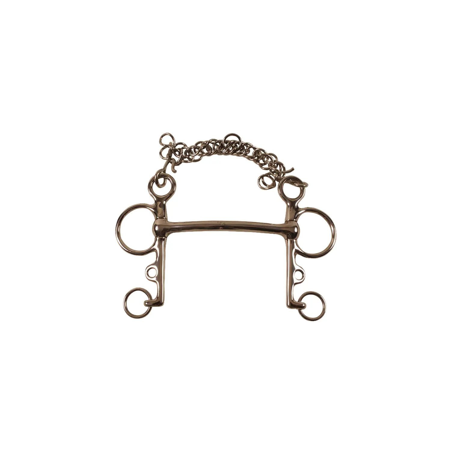 Pelham para caballo sin aros deslizantes