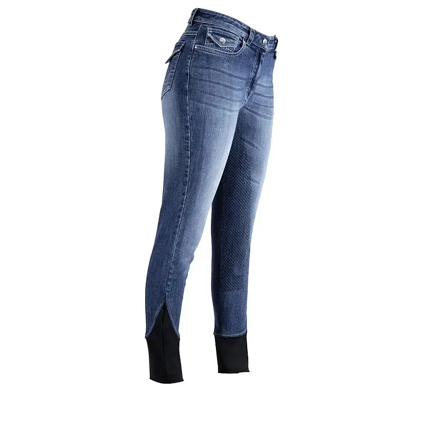 Jeans de equitación full grip con parte inferior elástica mujer Marina