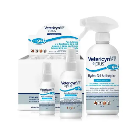 Vetericyn VF Plus Hydro-Gel Antiséptico Spray para Mascotas