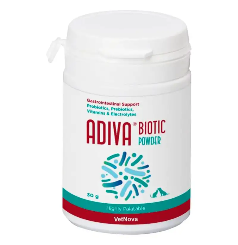 Vetnova Adiva Biotic Powder Prebióticos Probióticos para perros y gatos