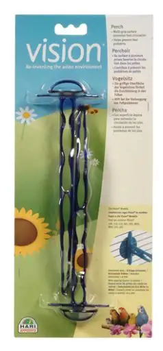 Vision Perchas De 2 Piezas Azul Para Jaulas Modelos: S1/S2/M1/M2/L1/L2