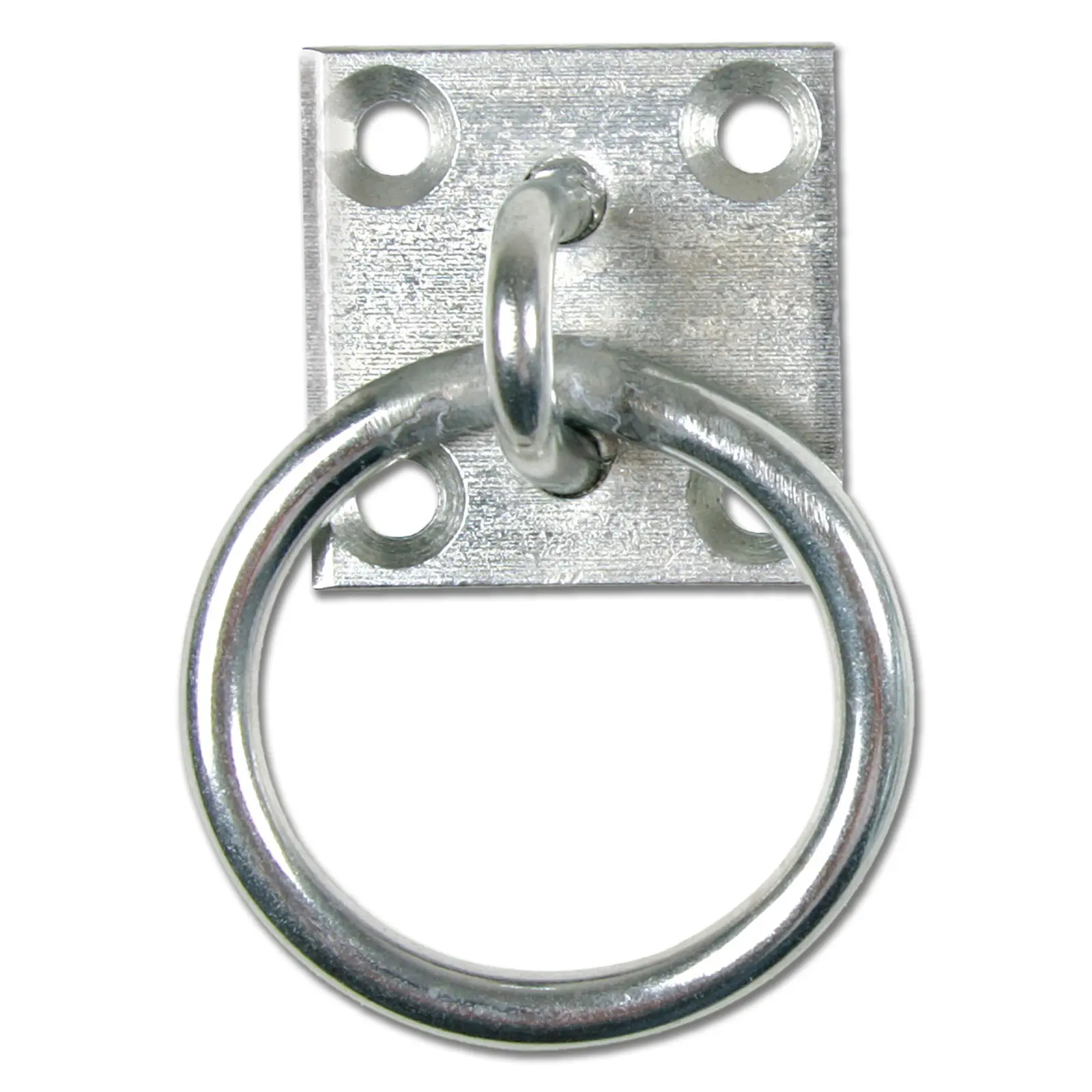 Anillo de sujeción para caballo en placa