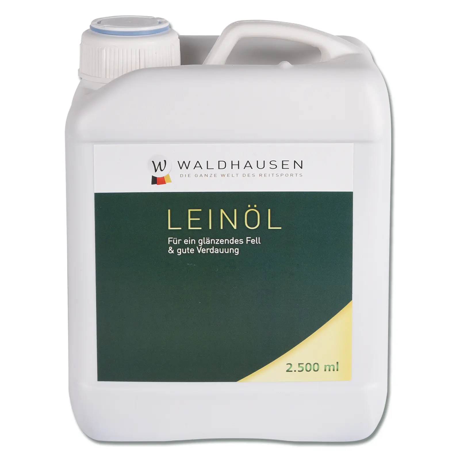 Aceite de lin para caballos para un pelaje brillante y una buena digestión