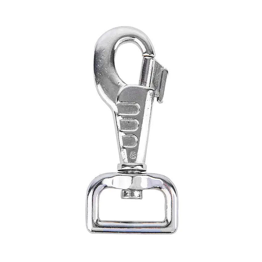 Mosquetón para caballo con anillo en D