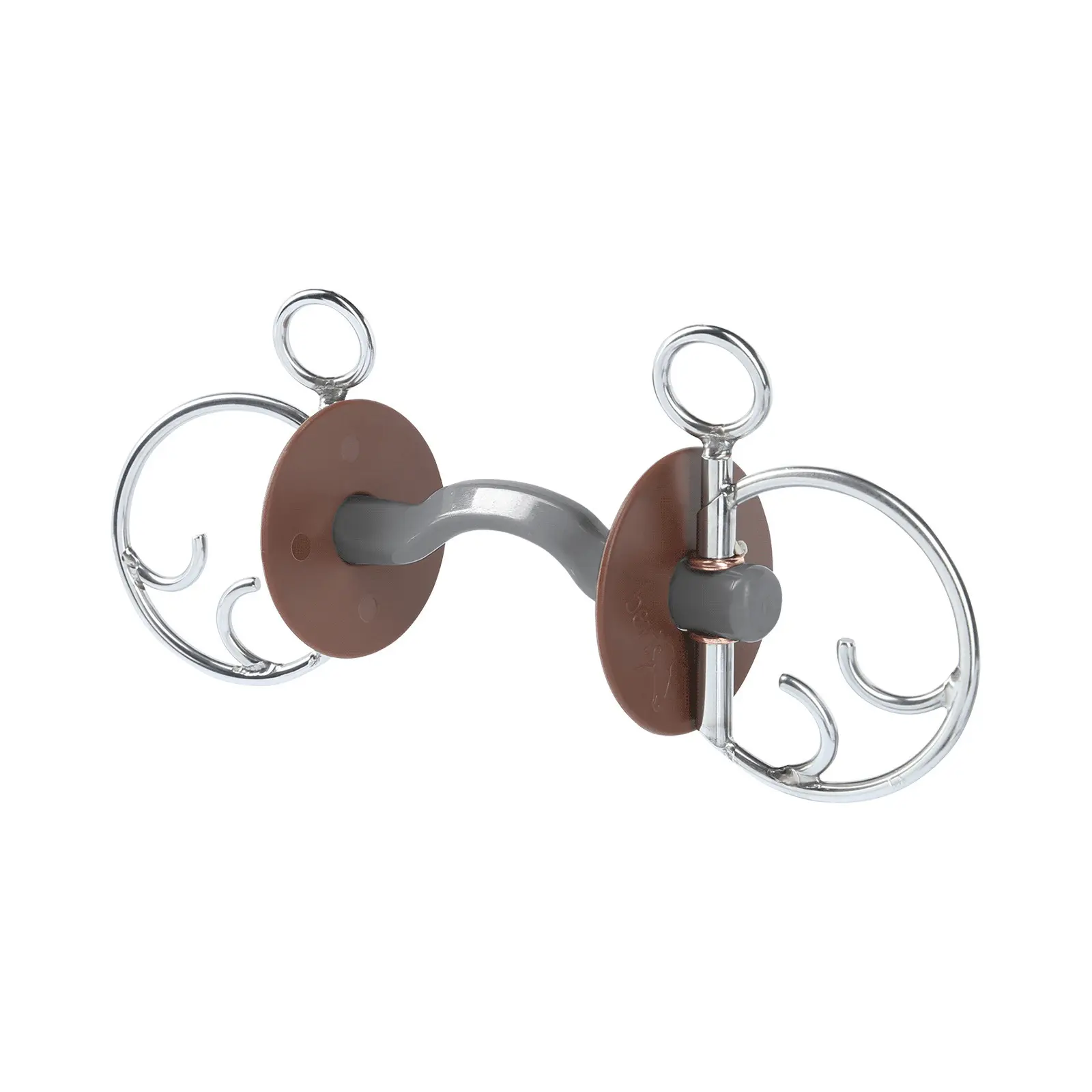 Mordaza baucher para caballo con paso de lengua, suave Konnex