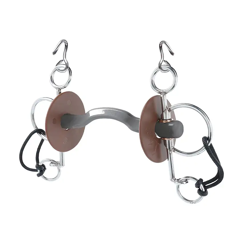 Pelham para caballo largo con paso de lengua, duro Konnex