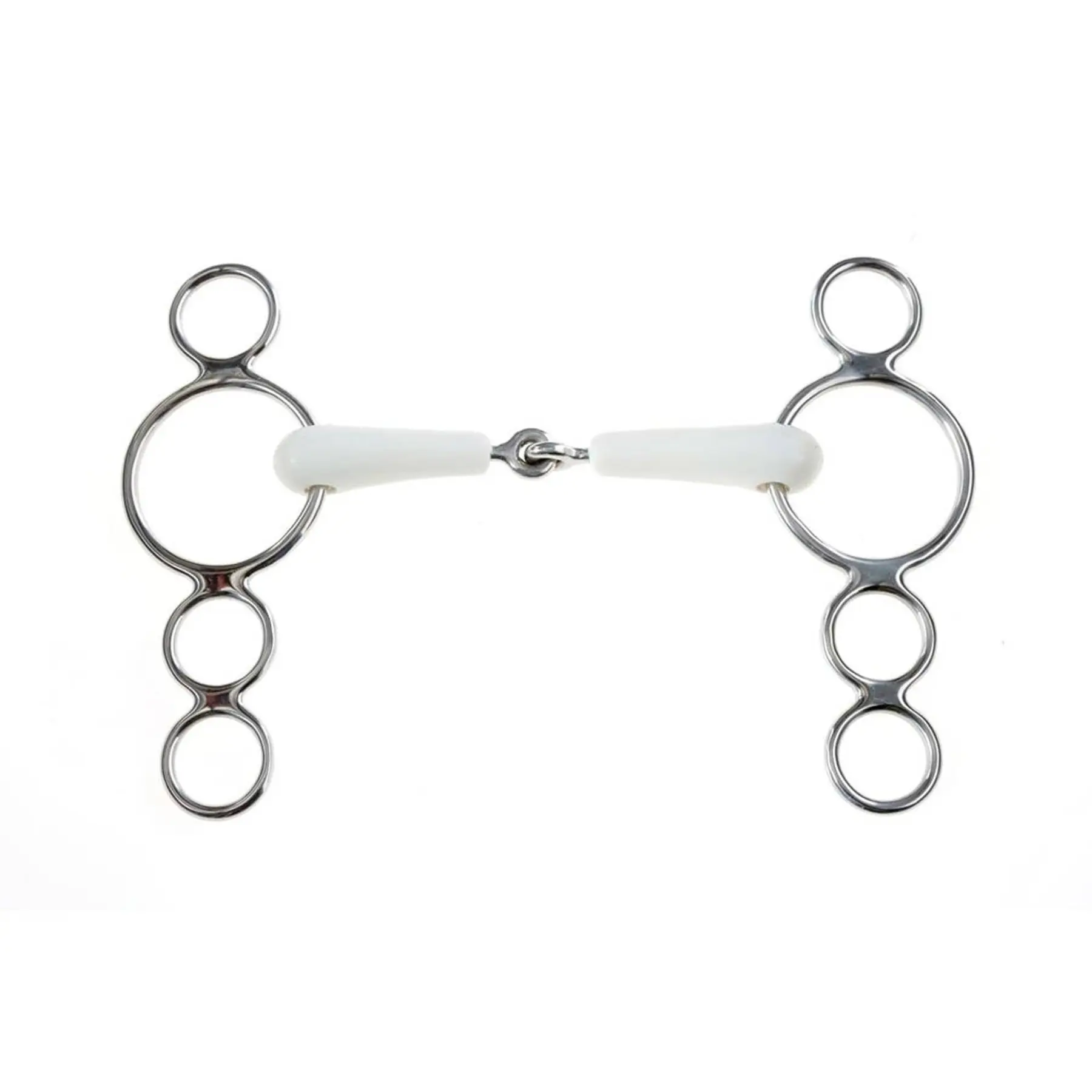 Bocado de caballo de 3 ó 4 anillas Korsteel Flexi Flexi