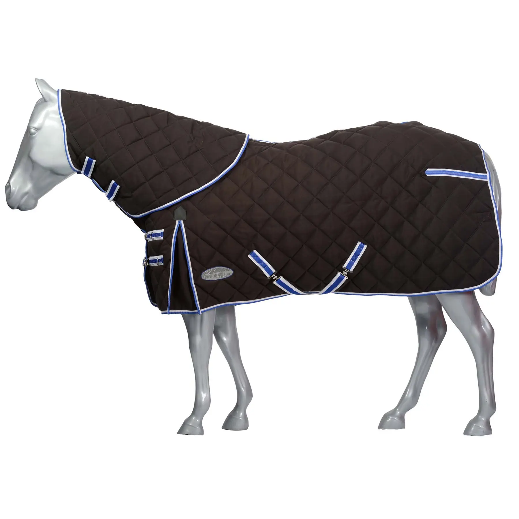 Manta equitación de cuadra con cubrecuello desmontable Comfitec 1000D Diamond Quilt 350g