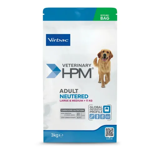HPM Pienso Virbac Veterinary Adult Neutered Large & Medium para Perros Adultos Medianos y Grandes