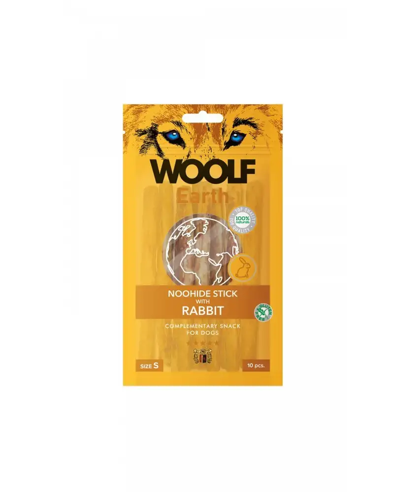 Woolf snack perro Earth palitos de conejo 90 gr