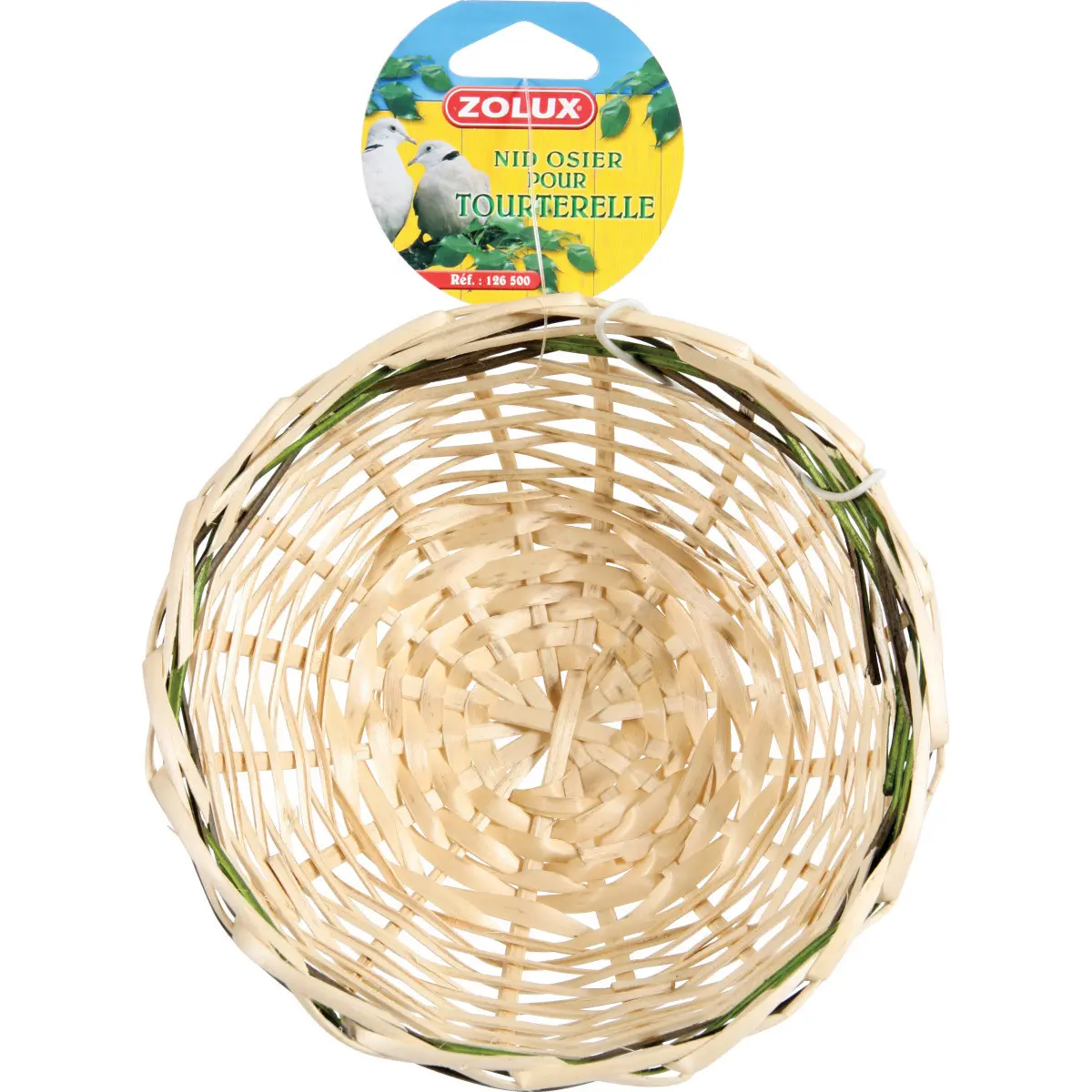 Nido de mimbre manzana tourtelle