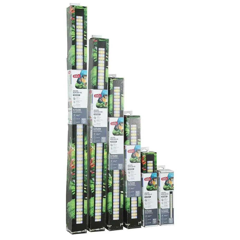 Rampas de iluminación para acuario